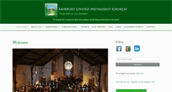 Desktop Screenshot of fairportumc.org